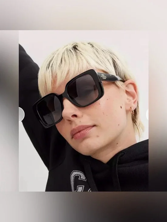 New Coach Oversized Square Sunglasses - Picture 2 of 4